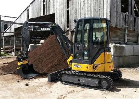 John Deere 35D with tiltrotator Mini Excavator 